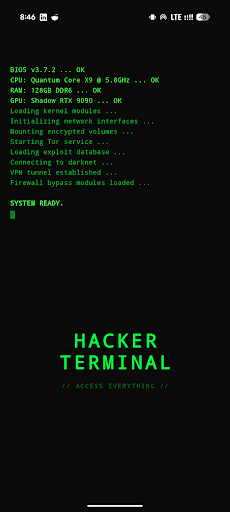 Hacker Screen - Prank App screenshot 1