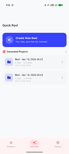 Reel React: React & Quick Reel screenshot 4